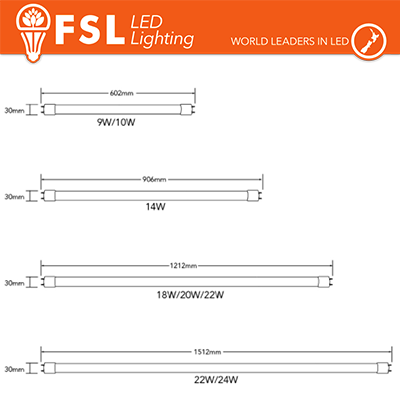 T Led Tubo Vetro W Lm K Cm Cento Per Cento Led